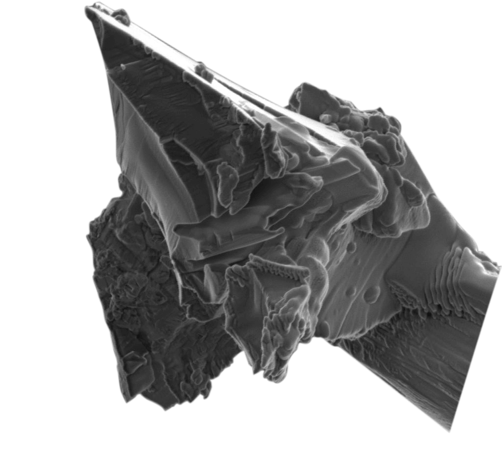 Asteroid Itokawa Surface Grain